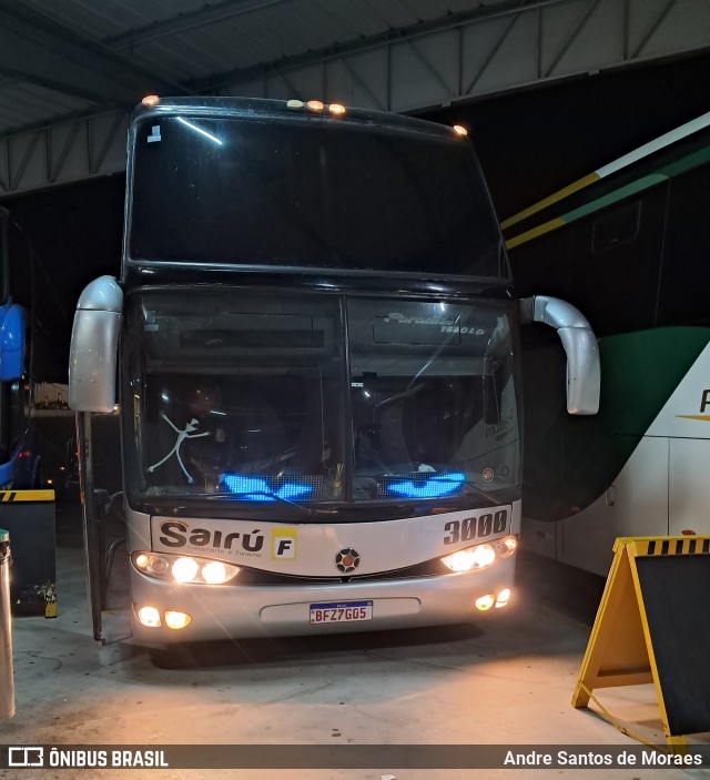 Sairú Transporte e Turismo 3000 na cidade de Estiva, Minas Gerais, Brasil, por Andre Santos de Moraes. Número da foto: #13239703.