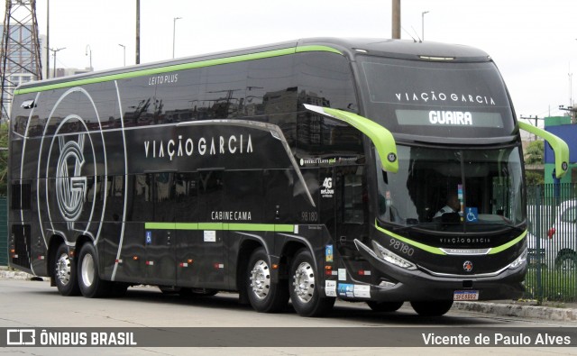 Viação Garcia 98180 na cidade de São Paulo, São Paulo, Brasil, por Vicente de Paulo Alves. Número da foto: #13238038.
