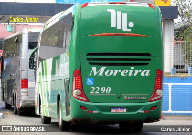 Empresa de Transportes e Turismo Moreira 2290 na cidade de Goiânia, Goiás, Brasil, por Carlos Júnior. Número da foto: #13240004.