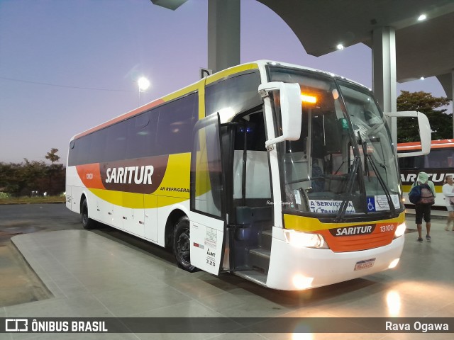 Saritur - Santa Rita Transporte Urbano e Rodoviário 13100 na cidade de Montes Claros, Minas Gerais, Brasil, por Rava Ogawa. Número da foto: #13239734.