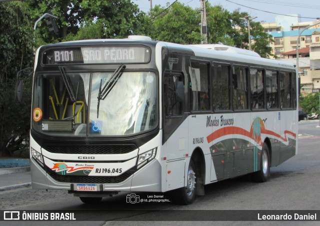 Viação Montes Brancos RJ 196.045 na cidade de Cabo Frio, Rio de Janeiro, Brasil, por Leonardo Daniel. Número da foto: #13239622.