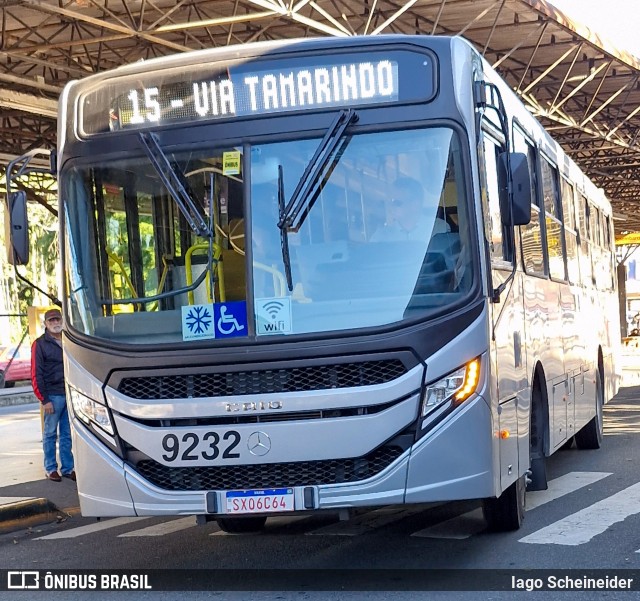 BluMob - Concessionária de Transporte Urbano de Blumenau 9232 na cidade de Blumenau, Santa Catarina, Brasil, por Iago Scheineider. Número da foto: #13237985.