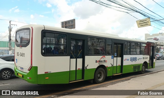 Belém Rio Transportes BD-54611 na cidade de Belém, Pará, Brasil, por Fabio Soares. Número da foto: #13237800.