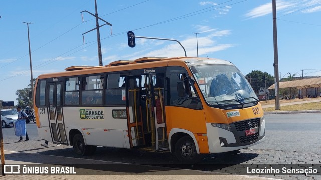 Grande Ocidental 037 na cidade de Novo Gama, Goiás, Brasil, por Leozinho Sensação. Número da foto: #13238902.