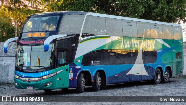 Marlim Azul Turismo 1717 na cidade de Teixeira de Freitas, Bahia, Brasil, por Davi Novais. Número da foto: #13238832.
