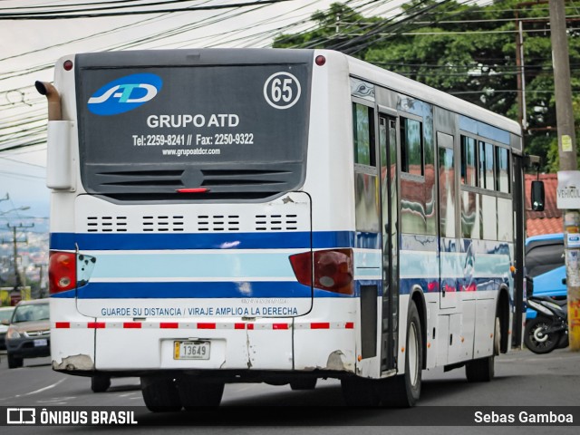 ATD - AutoTransportes Desamparados 65 na cidade de San Rafael Arriba, Desamparados, San José, Costa Rica, por Sebas Gamboa. Número da foto: #13238963.