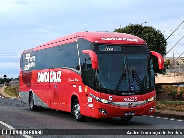 Viação Santa Cruz 30223 na cidade de Campinas, São Paulo, Brasil, por André Lourenço de Freitas. Número da foto: #13239313.