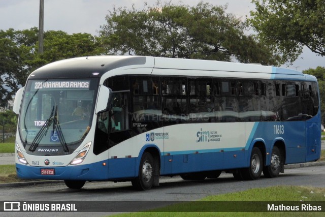 Canasvieiras Transportes 11613 na cidade de Florianópolis, Santa Catarina, Brasil, por Matheus Ribas. Número da foto: #13240365.