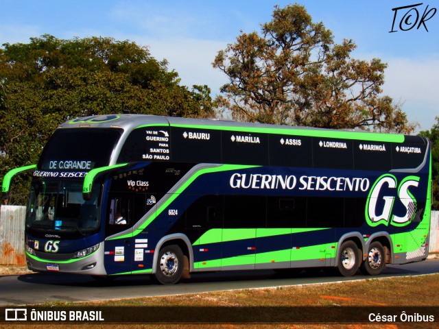 Guerino Seiscento 6024 na cidade de Brasília, Distrito Federal, Brasil, por César Ônibus. Número da foto: #13240028.