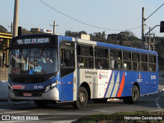 Viação Cidade de Caieiras 22.143 na cidade de Franco da Rocha, São Paulo, Brasil, por Hércules Cavalcante. Número da foto: #13240693.
