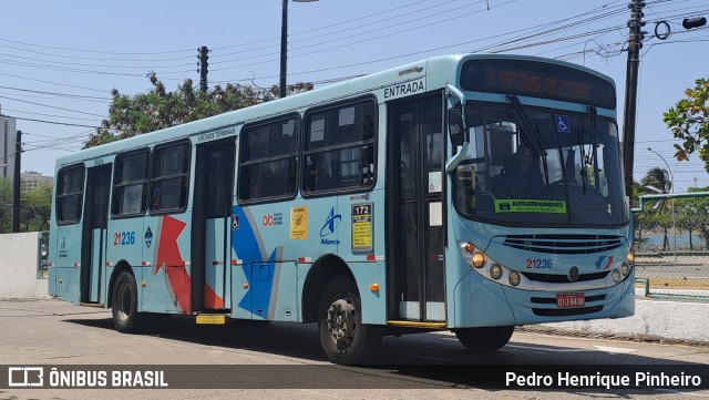 Aliança Transportes Urbanos 21236 na cidade de Fortaleza, Ceará, Brasil, por Pedro Henrique Pinheiro. Número da foto: #13240375.