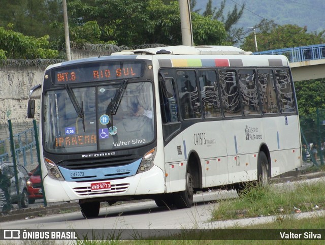 Viação Redentor C47573 na cidade de Rio de Janeiro, Rio de Janeiro, Brasil, por Valter Silva. Número da foto: #13239528.