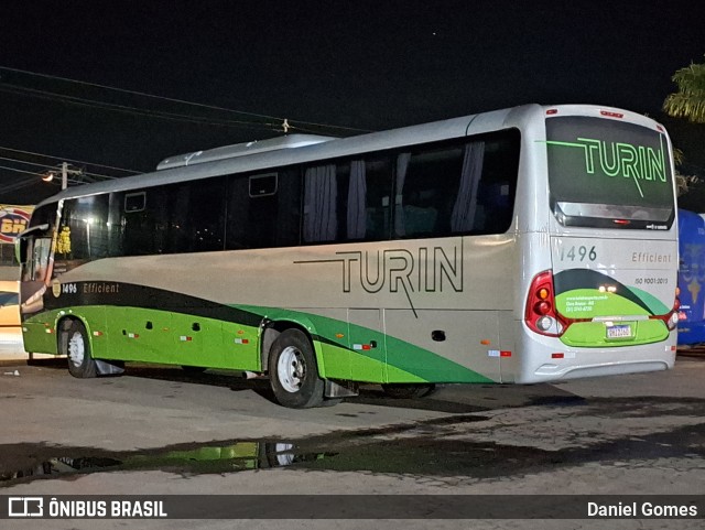 Turin Transportes 1496 na cidade de Ouro Preto, Minas Gerais, Brasil, por Daniel Gomes. Número da foto: #13238095.