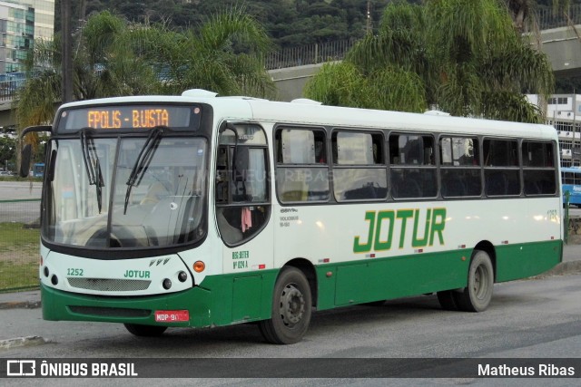 Jotur - Auto Ônibus e Turismo Josefense 1252 na cidade de Florianópolis, Santa Catarina, Brasil, por Matheus Ribas. Número da foto: #13240371.