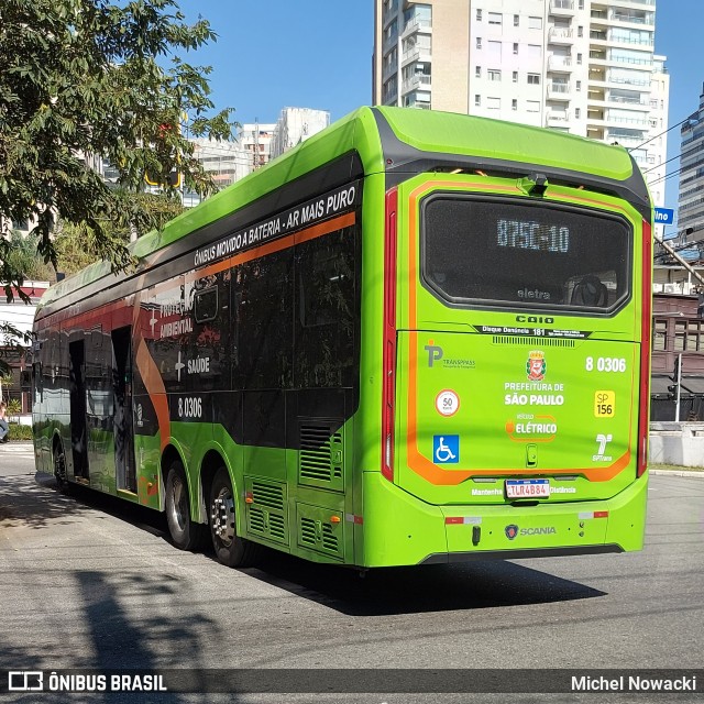 TRANSPPASS - Transporte de Passageiros 8 0306 na cidade de São Paulo, São Paulo, Brasil, por Michel Nowacki. Número da foto: #13240387.