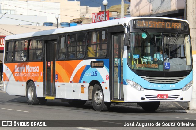 Colitur Transportes Rodoviários 115 na cidade de Barra Mansa, Rio de Janeiro, Brasil, por José Augusto de Souza Oliveira. Número da foto: #13238912.