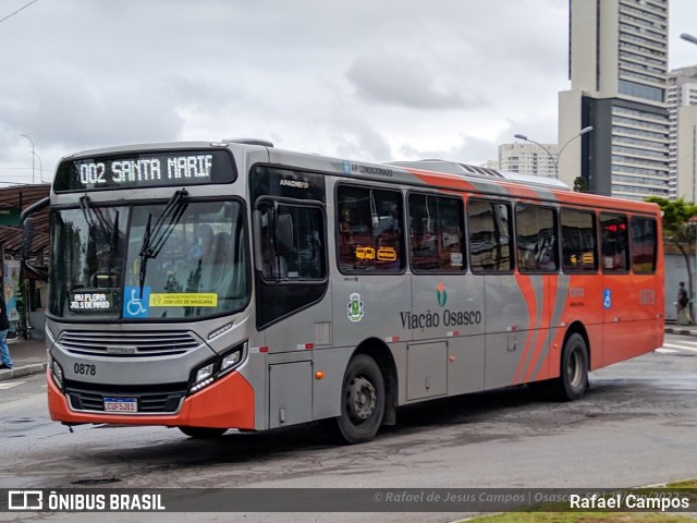 Viação Osasco 0878 na cidade de Osasco, São Paulo, Brasil, por Rafael Campos. Número da foto: #13239439.