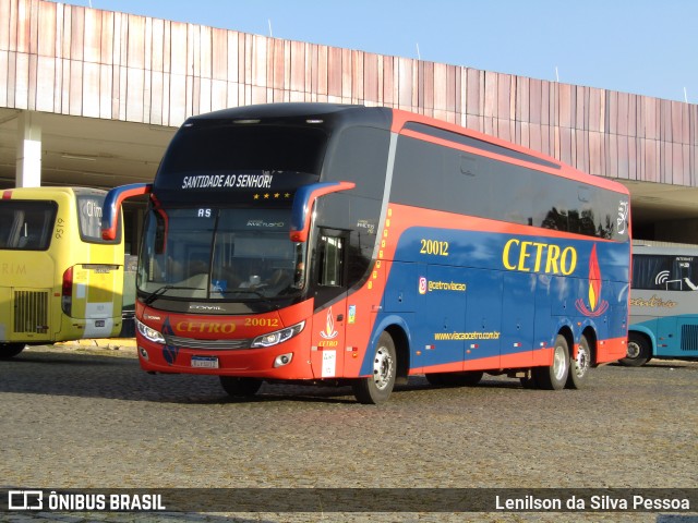Viação Cetro 20012 na cidade de Caruaru, Pernambuco, Brasil, por Lenilson da Silva Pessoa. Número da foto: #13240514.