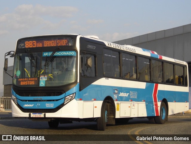 Auto Viação Jabour D86360 na cidade de Rio de Janeiro, Rio de Janeiro, Brasil, por Gabriel Petersen Gomes. Número da foto: #13239997.