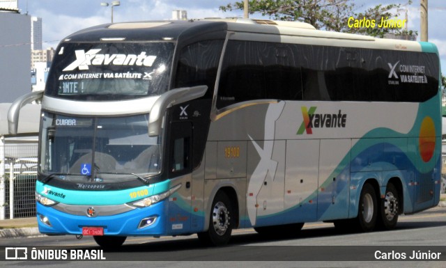 Viação Xavante 19100 na cidade de Goiânia, Goiás, Brasil, por Carlos Júnior. Número da foto: #13240209.