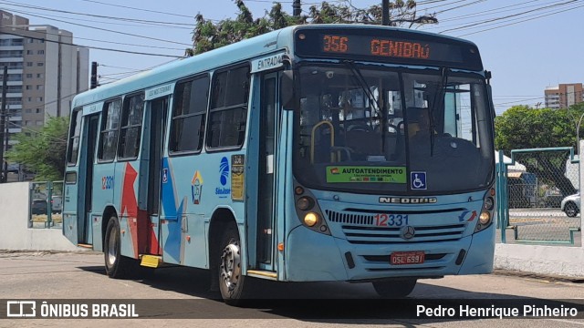 Auto Viação São José 12331 na cidade de Fortaleza, Ceará, Brasil, por Pedro Henrique Pinheiro. Número da foto: #13238415.