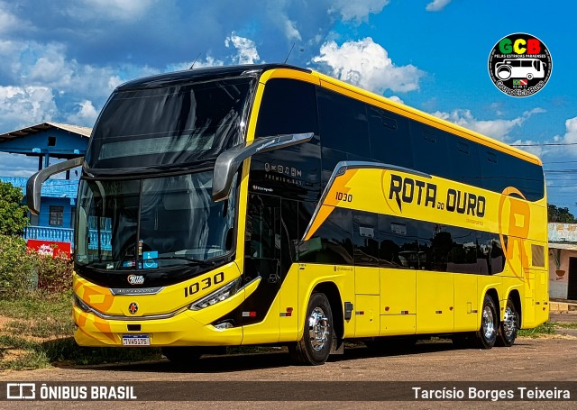 Rota do Ouro Transportes Ltda 1030 na cidade de Tucuruí, Pará, Brasil, por Tarcísio Borges Teixeira. Número da foto: #13239478.