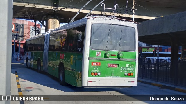 Next Mobilidade - ABC Sistema de Transporte 8104 na cidade de Santo André, São Paulo, Brasil, por Thiago de Souza. Número da foto: #13238147.