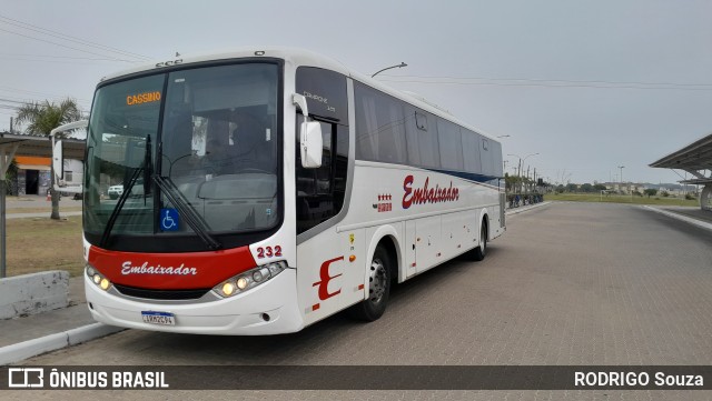Expresso Embaixador 232 na cidade de Rio Grande, Rio Grande do Sul, Brasil, por RODRIGO Souza. Número da foto: #13238745.