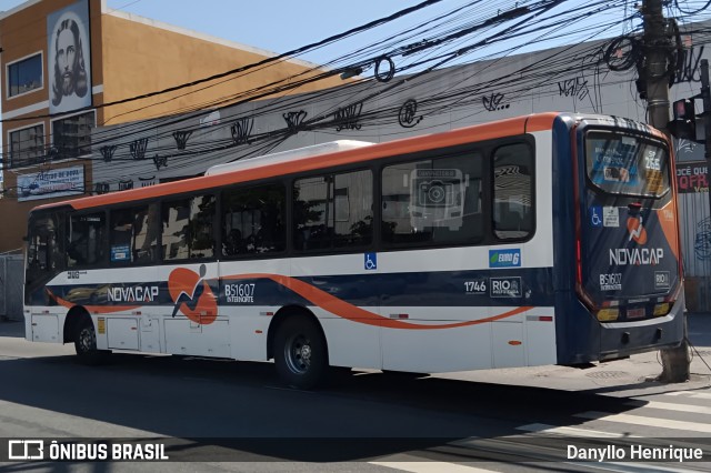 Viação Novacap B51607 na cidade de Rio de Janeiro, Rio de Janeiro, Brasil, por Danyllo Henrique. Número da foto: #13238069.