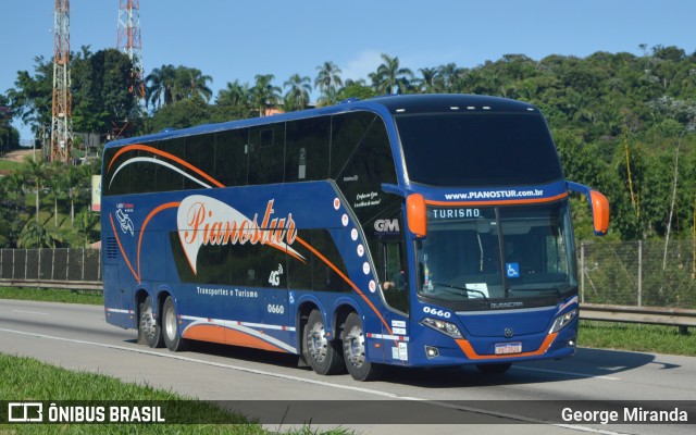Pianostur Turismo 0660 na cidade de Santa Isabel, São Paulo, Brasil, por George Miranda. Número da foto: #13240024.