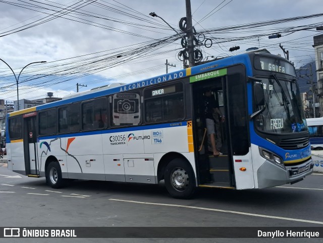 Transportes Futuro C30056 na cidade de Rio de Janeiro, Rio de Janeiro, Brasil, por Danyllo Henrique. Número da foto: #13238065.