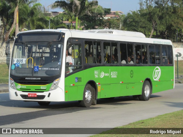 Tijuquinha - Auto Viação Tijuca A50031 na cidade de Rio de Janeiro, Rio de Janeiro, Brasil, por Rodrigo Miguel. Número da foto: #13240848.