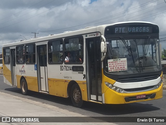 Belém Rio Transportes BD-78314 na cidade de Belém, Pará, Brasil, por Erwin Di Tarso. Número da foto: #13238332.