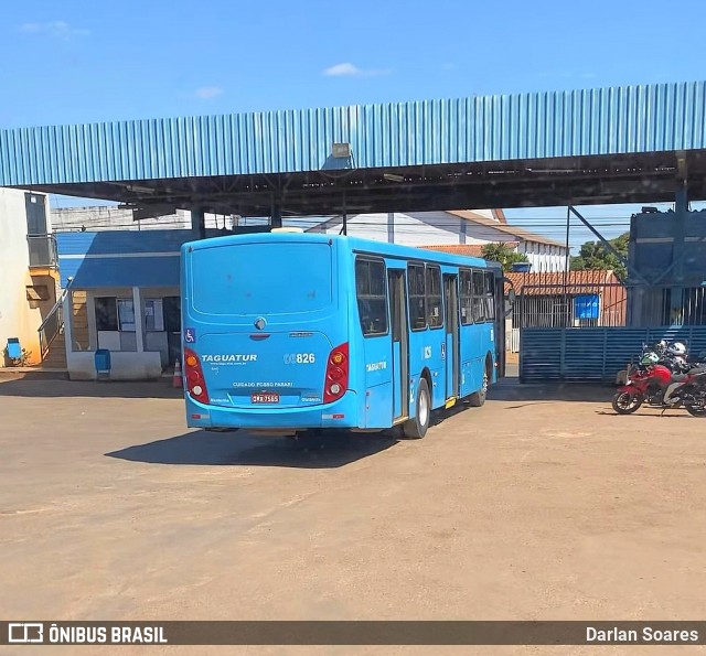 Taguatur - Taguatinga Transporte e Turismo 06826 na cidade de Águas Lindas de Goiás, Goiás, Brasil, por Darlan Soares. Número da foto: #13241387.