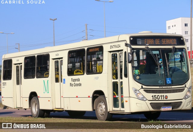 Leblon Transporte de Passageiros 15011 na cidade de Fazenda Rio Grande, Paraná, Brasil, por Busologia Gabrielística. Número da foto: #13243464.