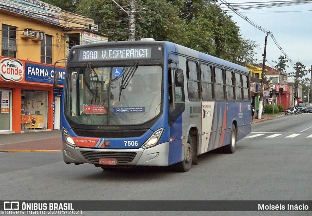BR Mobilidade Baixada Santista 7506 na cidade de Cubatão, São Paulo, Brasil, por Moiséis Inácio. Número da foto: #13242237.