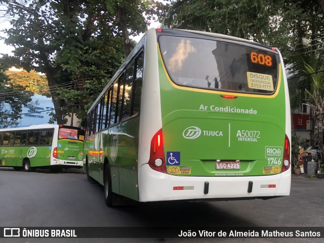 Tijuquinha - Auto Viação Tijuca A50072 na cidade de Rio de Janeiro, Rio de Janeiro, Brasil, por João Vitor de Almeida Matheus Santos. Número da foto: #13241926.