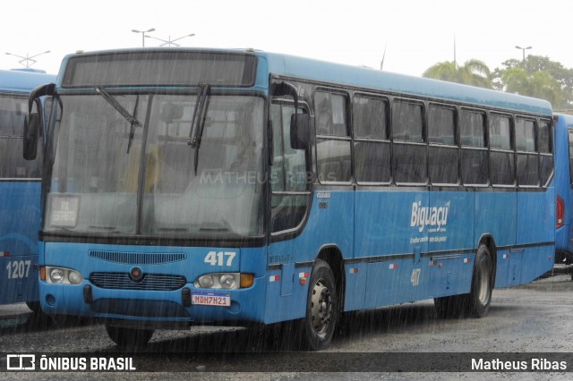 Biguaçu Transportes Coletivos Administração e Participação 417 na cidade de Florianópolis, Santa Catarina, Brasil, por Matheus Ribas. Número da foto: #13243660.