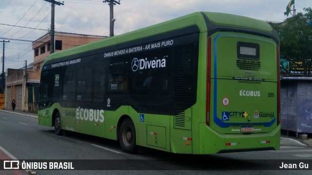 City Transporte Urbano Intermodal - Guarujá 289 na cidade de Guarujá, São Paulo, Brasil, por Jean Gu. Número da foto: #13242626.