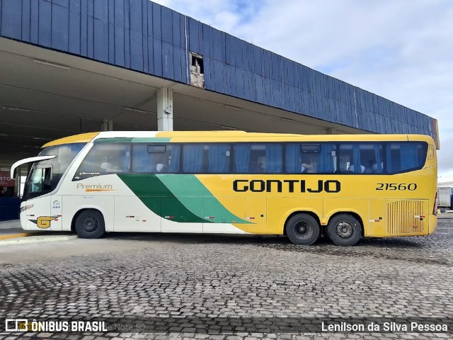 Empresa Gontijo de Transportes 21560 na cidade de Caruaru, Pernambuco, Brasil, por Lenilson da Silva Pessoa. Número da foto: #13242826.
