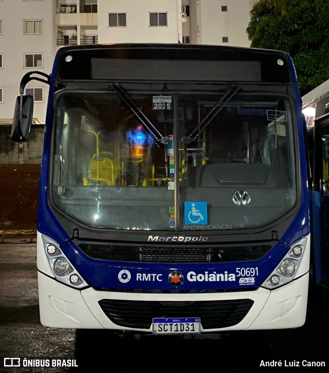 Rápido Araguaia 50691 na cidade de Goiânia, Goiás, Brasil, por André Luiz Canon. Número da foto: #13243786.