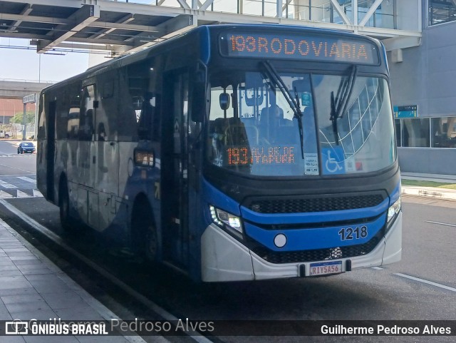 VB Transportes e Turismo 1218 na cidade de Campinas, São Paulo, Brasil, por Guilherme Pedroso Alves. Número da foto: #13240914.