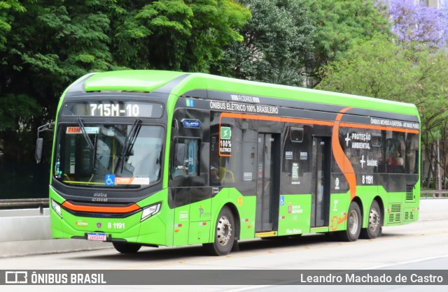 TRANSPPASS - Transporte de Passageiros 8 1191 na cidade de São Paulo, São Paulo, Brasil, por Leandro Machado de Castro. Número da foto: #13241649.