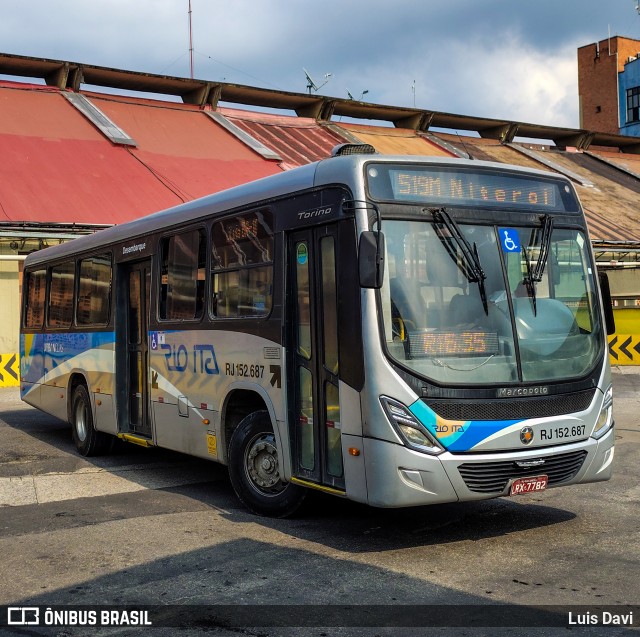 Rio Ita RJ 152.687 na cidade de Niterói, Rio de Janeiro, Brasil, por Luis Davi. Número da foto: #13242782.