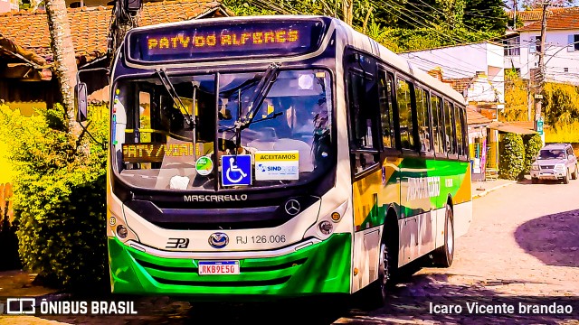 Empresa de Ônibus e Turismo Pedro Antônio RJ 126.006 na cidade de Engenheiro Paulo de Frontin, Rio de Janeiro, Brasil, por Icaro Vicente brandao. Número da foto: #13241872.