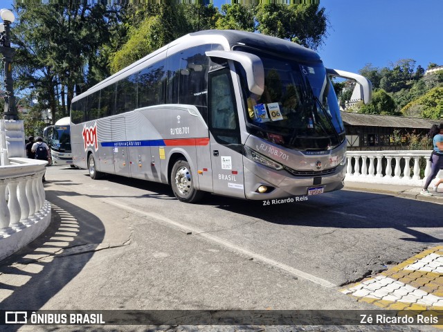 Auto Viação 1001 RJ 108.701 na cidade de Petrópolis, Rio de Janeiro, Brasil, por Zé Ricardo Reis. Número da foto: #13242173.