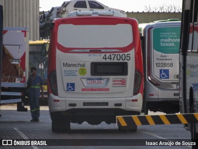Auto Viação Marechal Brasília 447005 na cidade de Taguatinga, Distrito Federal, Brasil, por Isaac Araújo de Souza. Número da foto: #13243686.
