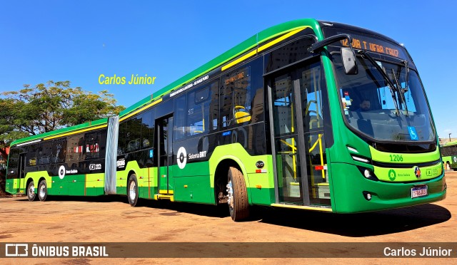 Metrobus 1206 na cidade de Goiânia, Goiás, Brasil, por Carlos Júnior. Número da foto: #13243294.