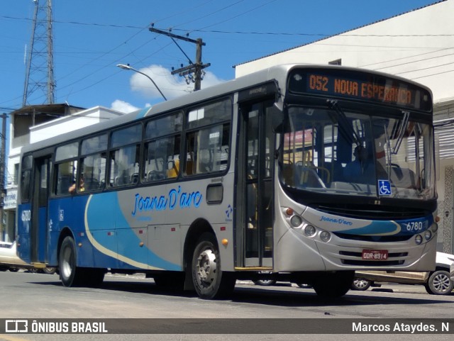 Viação Joana D´arc 6780 na cidade de Linhares, Espírito Santo, Brasil, por Marcos Ataydes. N. Número da foto: #13242483.