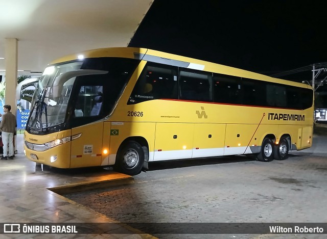 Viação Nova Itapemirim 20626 na cidade de Governador Valadares, Minas Gerais, Brasil, por Wilton Roberto. Número da foto: #13241811.
